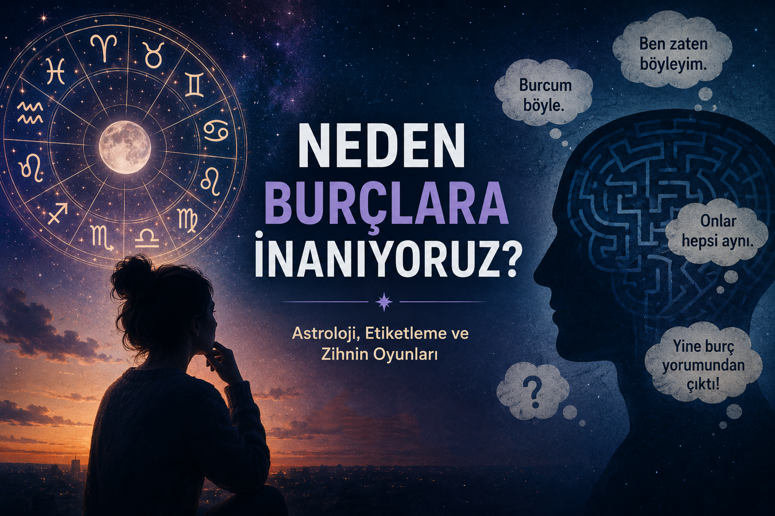 Neden Burçlara İnanıyoruz? Burçlar Bizi Gerçekten Anlatıyor mu, Yoksa Zihnimiz mi Yanılıyor?